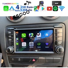 KAM DAB+ Carplay Autoradio Android15 RDS Navi WiFi Für Audi A3 S3 8P RS3 8P1 8PA