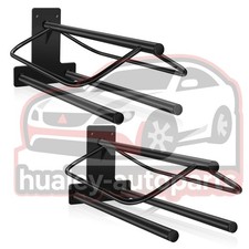 2 Wall Mounted Heavy Duty Black Saddle Rack Bag Freestanding Saddle Rack Metal