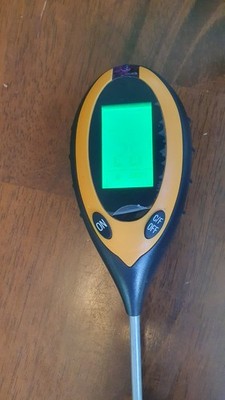4-in-1 Soil Survey Instrument Bodenmessgerät mit Sonde, digital, pH, 38 cm