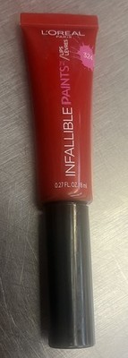 L'oreal Infallible Paints Lip Color, 324 DIY Red *NEW*