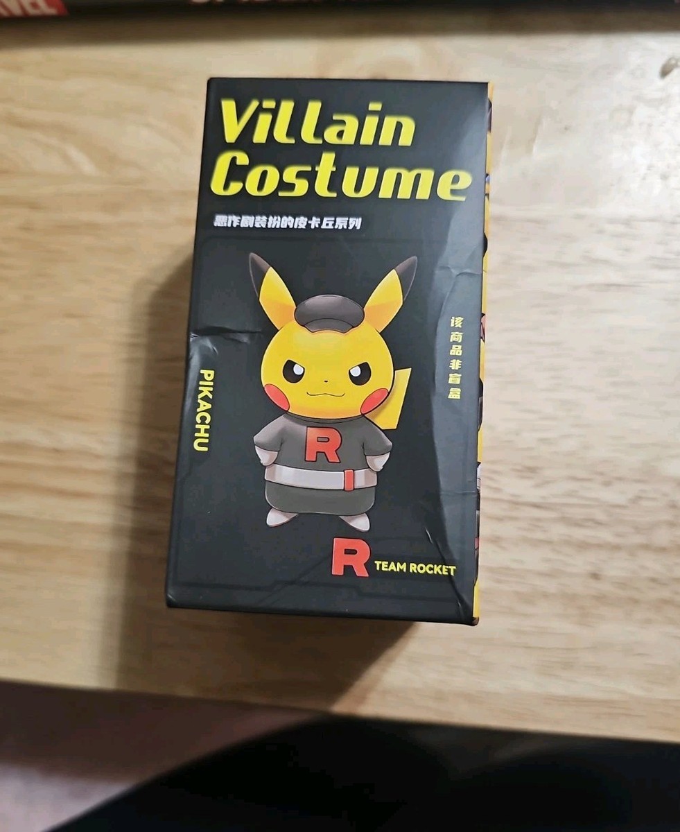 Pokemon Pikachu Villain Costume Figure – Team Rocket New Sealed | eBay