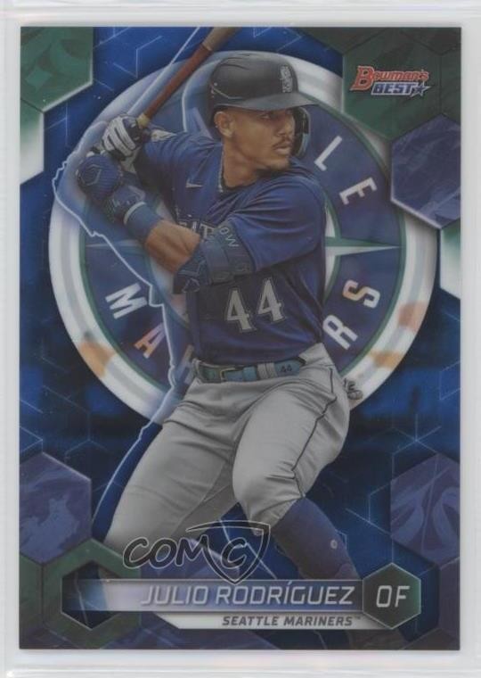 2023 Bowman's Best Blue Refractor 52/150 Julio Rodriguez Julio Rodríguez #9 0j53
