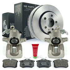 Bremssättel Bremsscheiben Bremsbeläge hinten für Audi TT Seat Leon VW Bora Golf