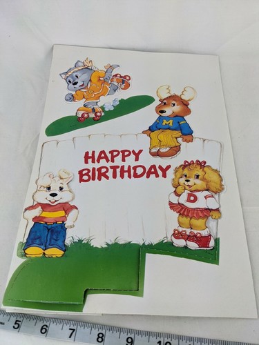 Get Along Gang Birthday Decoration Centerpiece Paper Honeycomb Sealed 1985 - Picture 8 of 9