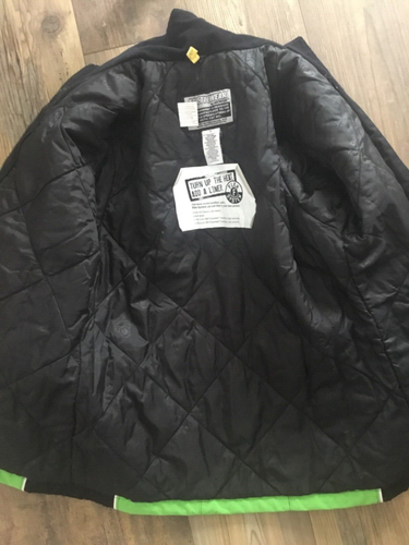 Arctic Cat Full Zip Snowmobile Jacket Team Arctic Racing Black & Green Size S - Picture 8 of 18