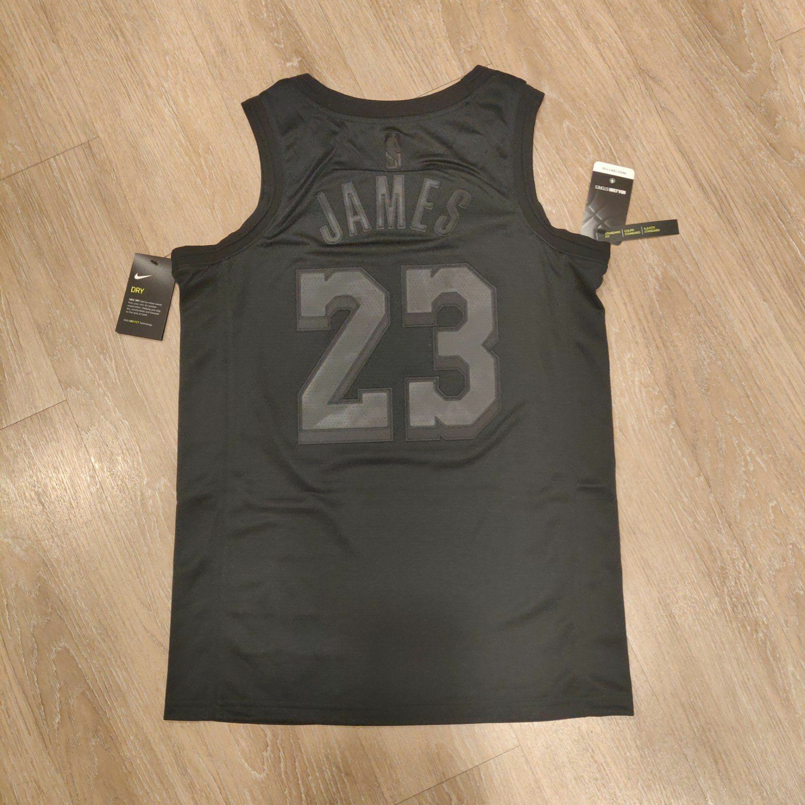 Nike Men NBA Swingman Jersey - LeBron James Lakers (Black / James Lebron)