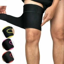 Compression Brace Wrap Thigh Sleeve Support Hamstring Groin Quad Pain Relief Gym