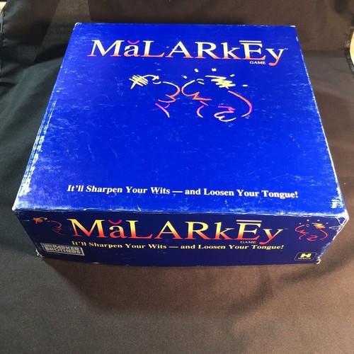 Vintage 1991 Malarkey Board Game Family Fun Bluffing Game by Parker Brothers - Picture 2 of 6