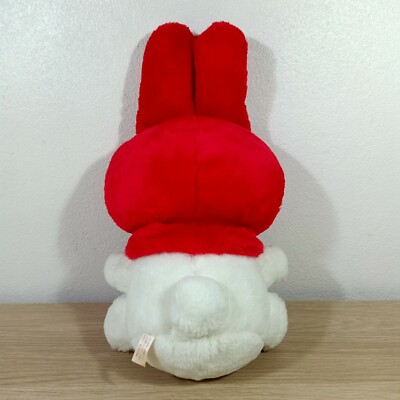 Sanrio Vintage My Melody 1998 Eikoh Japan Fuzzy Sitting Plush Toy
