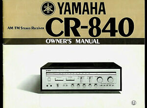 Yamaha CR-840 AM FM Stereo Receiver Original Factory Owner's