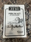 Jabba the Hutt Dungeon Playset 1983 Instructions STAR WARS Vintage Original PART