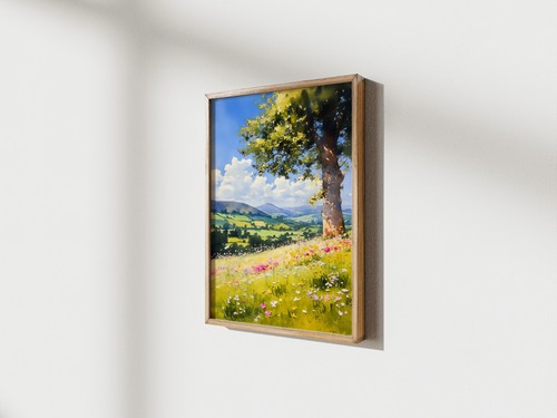 Serene Meadow Trees Collection, Prints on Matte Paper | Buy 2 Get 1 Free Offer - Picture 21 of 29