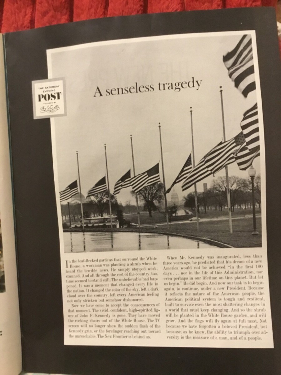 SATURDAY EVENING POST DECEMBER 14, 1963 IN MEMORIAM ISSUE,JOHN