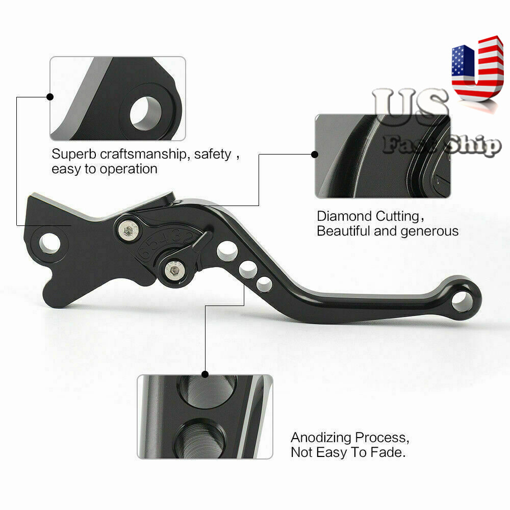 CNC Long Brake & Clutch Lever Set For Raptor, Banshee, Warrior, XT660 – Anodized, 17.7cm