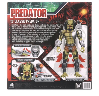 PREDATOR 12 Inch POSEABLE FIGURE with Open Jaw MIB Walmart