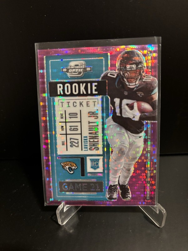 2020 Panini Contenders Optic Laviska Shenault Jr. Purple Prizm 12/21