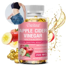 Apple Cider Vinegar Capsules—Detox Cleansing—30 To 120 Capsules