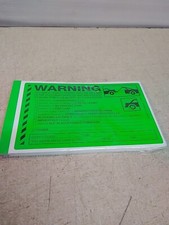 Lot Of 50 5" X 8" Parking Violation Stickers Fluorescent Green D-2053