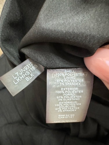 Karl Lagerfeld Black Satin Micro Pleat Skirt Size 6 NWT Formal Holiday 30” Waist - Picture 5 of 7