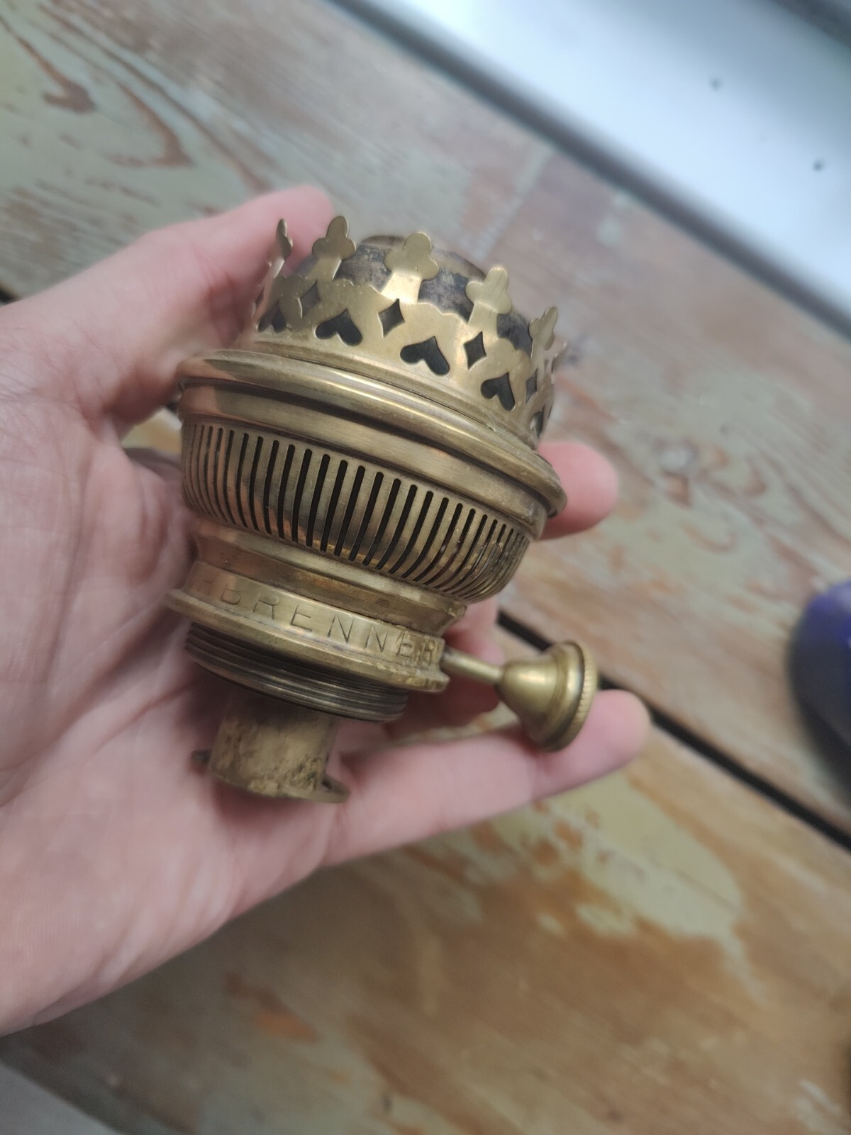 Matador Brenner Oil Lamp Burner With 1½" Male Fitter Good Action No