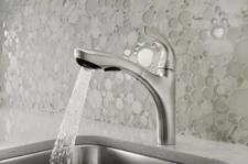 Blanco Hiland Single Lever Pull-Out Kitchen Faucet Stainless Steel 441505