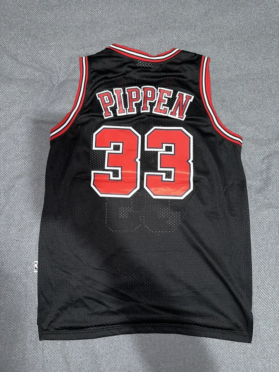 Retro Scottie Pippen #33 Chicago Bulls Basketball Jerseys Stitched Black |  eBay