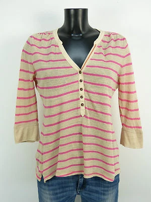  TOMMY HILFIGER PULLOVER GR S / MEHRFARBIG & NEUWERTIG - 100% LEINEN  ( K 8364 ) - Bild 1 von 4