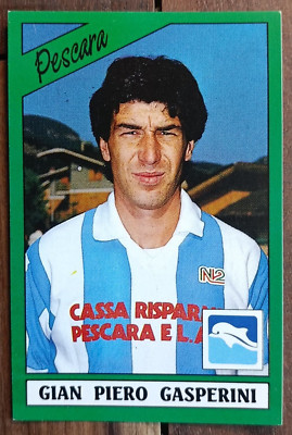 GIAN PIERO GASPERINI N.207 PESCARA FIGURINE FOOTBALLERS PANINI EDITION 1987/88