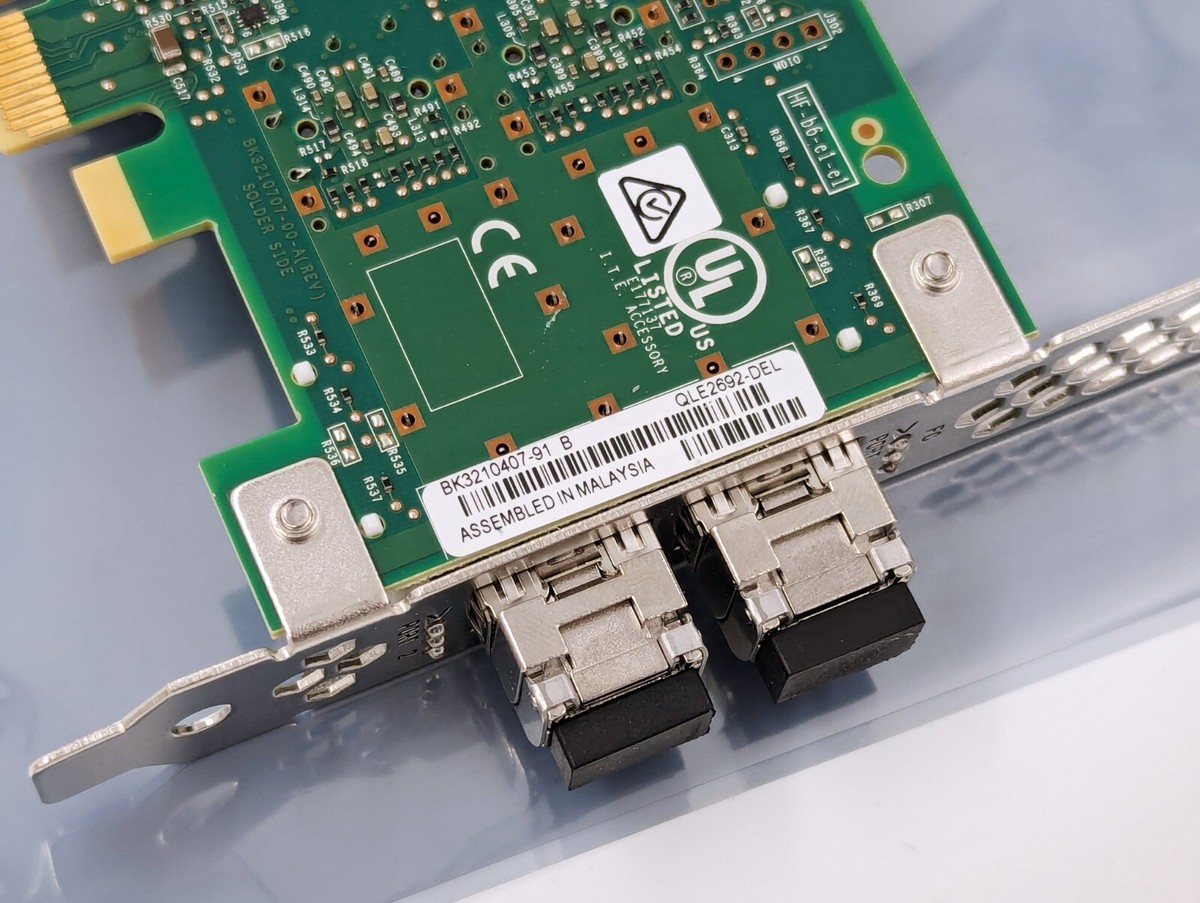 Dell Qlogic QLE2692-DEL 0YCVFG Dual Port 16Gb FC Fibre Channel Dell Qlogic QLE2692-DEL 0YCVFG Dual Port 16Gb FC Fibre Channel