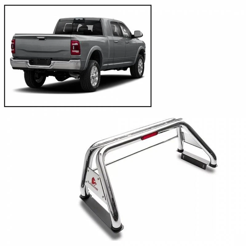 Black Horse Classic Roll Bar Ajustes de acero inoxidable silverado 1500 blackhorse Black Horse Classic Roll Bar Ajustes de acero inoxidable
