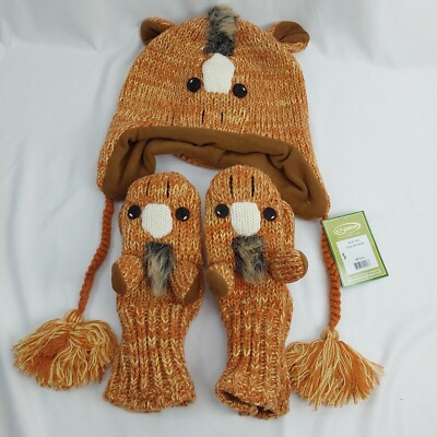 #ad Funky Zoo Knit Horse Adult Hats amp; Gloves Not a Set $11.99