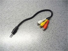 AV ADAPTER AUSGANGSKABEL FÜR AIPTEK POCKET CINEMA T15 PICO LCD-PROJEKTOR