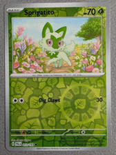 Sprigatito Reverse Holo NM PAL 013/193 Paldea Evolved Pokemon Card