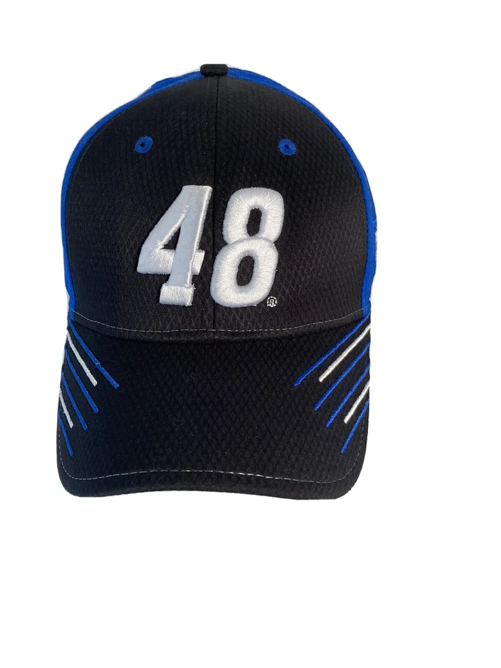 Sombrero Jimmie Johnson # 48 Hendrick Motorsports azul/negro Nascar talla única Foto 2 de 4