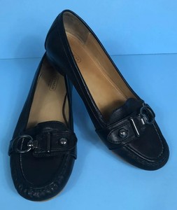 silver coach loafers