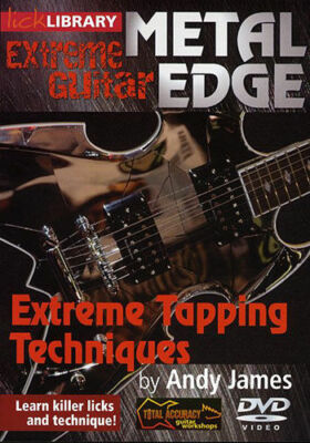 Lick Library Extreme Guitar Metal Edge Tapping Techniques Learn to Play Rock DVD