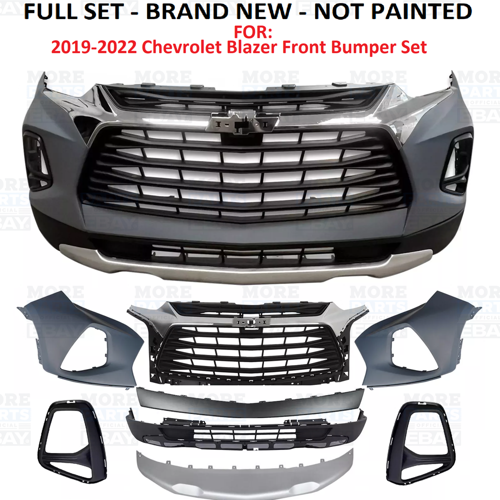 2019-2023 Chevy Blazer Complete Front Bumper Assembly Replacement