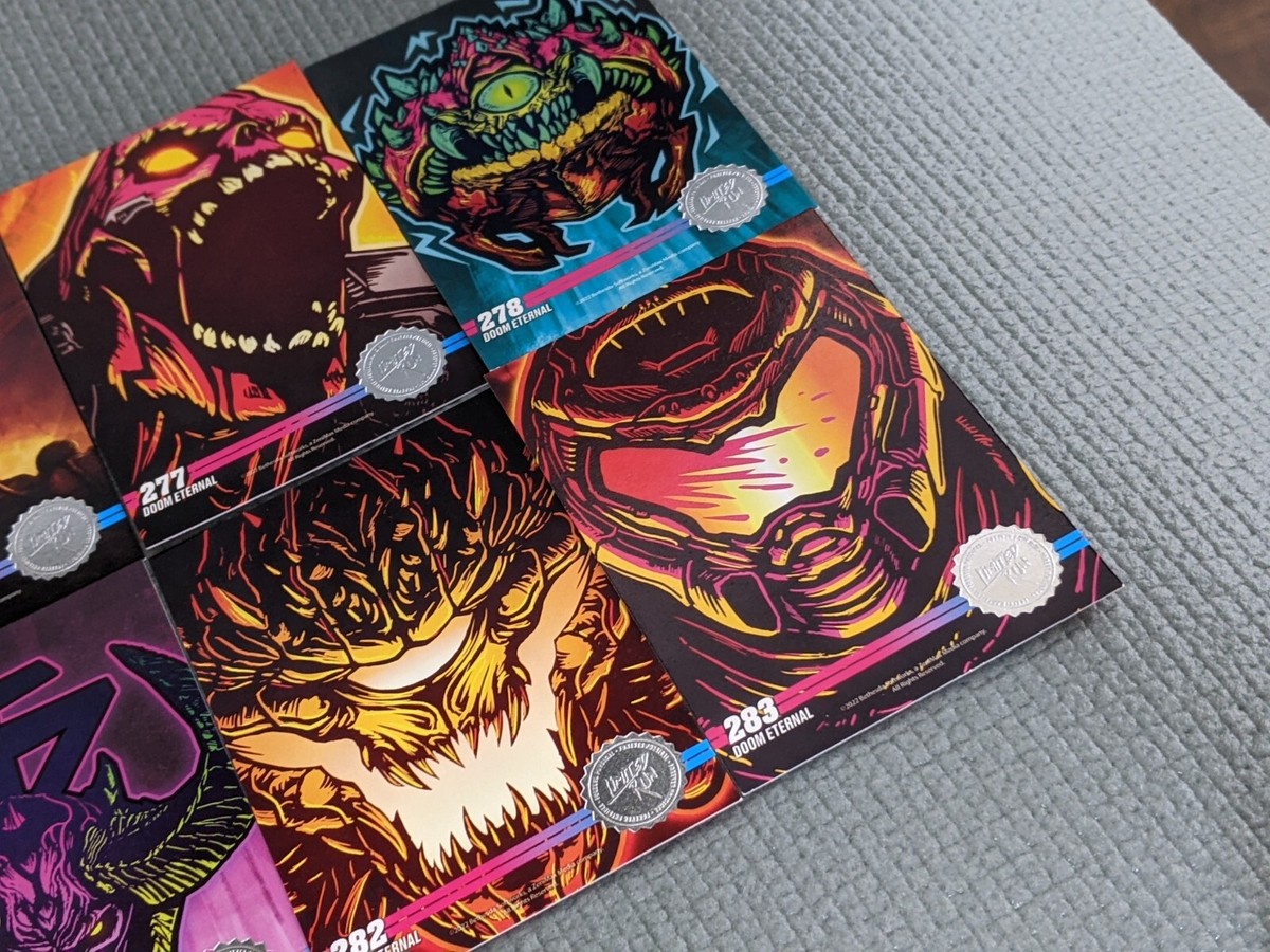 Limited Run Games ALL SILVER Trading Card Pack DOOM Eternal 274