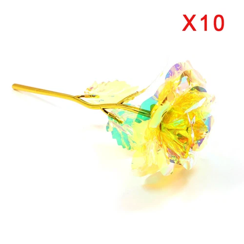 10X Galaxy Brillo Rosa Flor Lámina Artificial Día de San Valentín Regalo Novia - Imagen 15 de 18