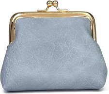 Coin Purse, Kiss Lock Coin Purse for Women, Large Capacity Coin Pouch,Vintage Ch