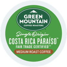 Green Mountain Coffee® Roasters Costa Rica Paraiso KCups, Medium Roast, 24 Count