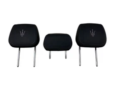 2023 MASERATI GRECALE M182 REAR RIGHT CENTER & LEFT SEAT HEADREST SET (3) |BLACK