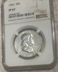 1963 Franklin Half Dollar PROOF 67  Below Slabbing Cost Absolutely Brilliant 🤩