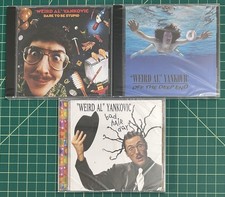 Weird Al Yankovic 3 CD Lot  Dare To Be Stupid - Off The Deep End & Bad Hair Day