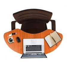 Portable Wooden Laptop Desk for Chair Arm Rest Table Study Tray Lightweight...