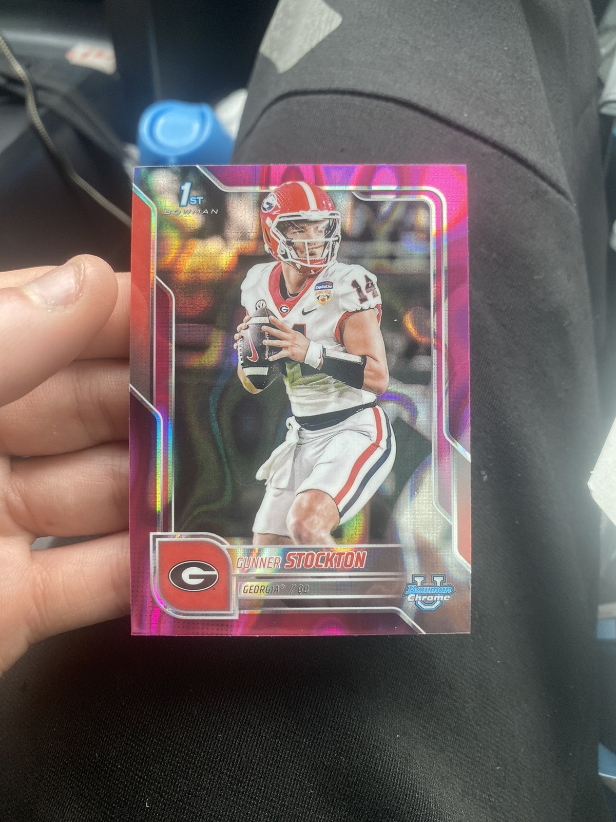 2025 Bowman University Chrome - Gunner Stockton #131 Pink Lava Refractor (RC)