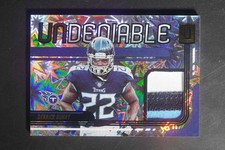 2019 Panini Unparalleled Derrick Henry Undeniable Impact Patch /75 Titans DV1791