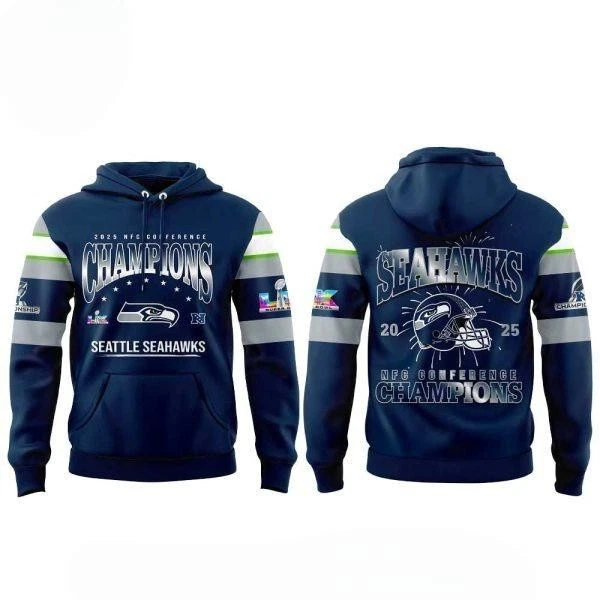 Seahawks 2025 Conference Champions Hoodie