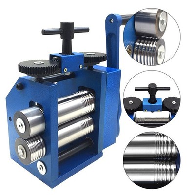 3   Rolling Mill Machine Max. 4.5mm Thick Metal Sheet Wire Jewelry Making Press 