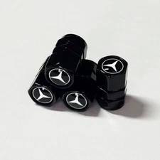 4x Mercedes Benz Car Hex Tire Air Valve Stem All Series Caps